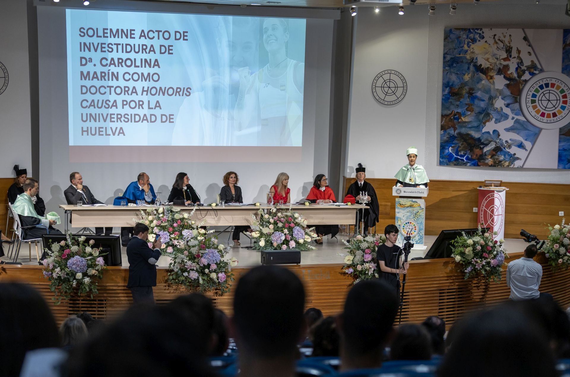 La investidura de Carolina Marín como Honoris Causa, en imágenes