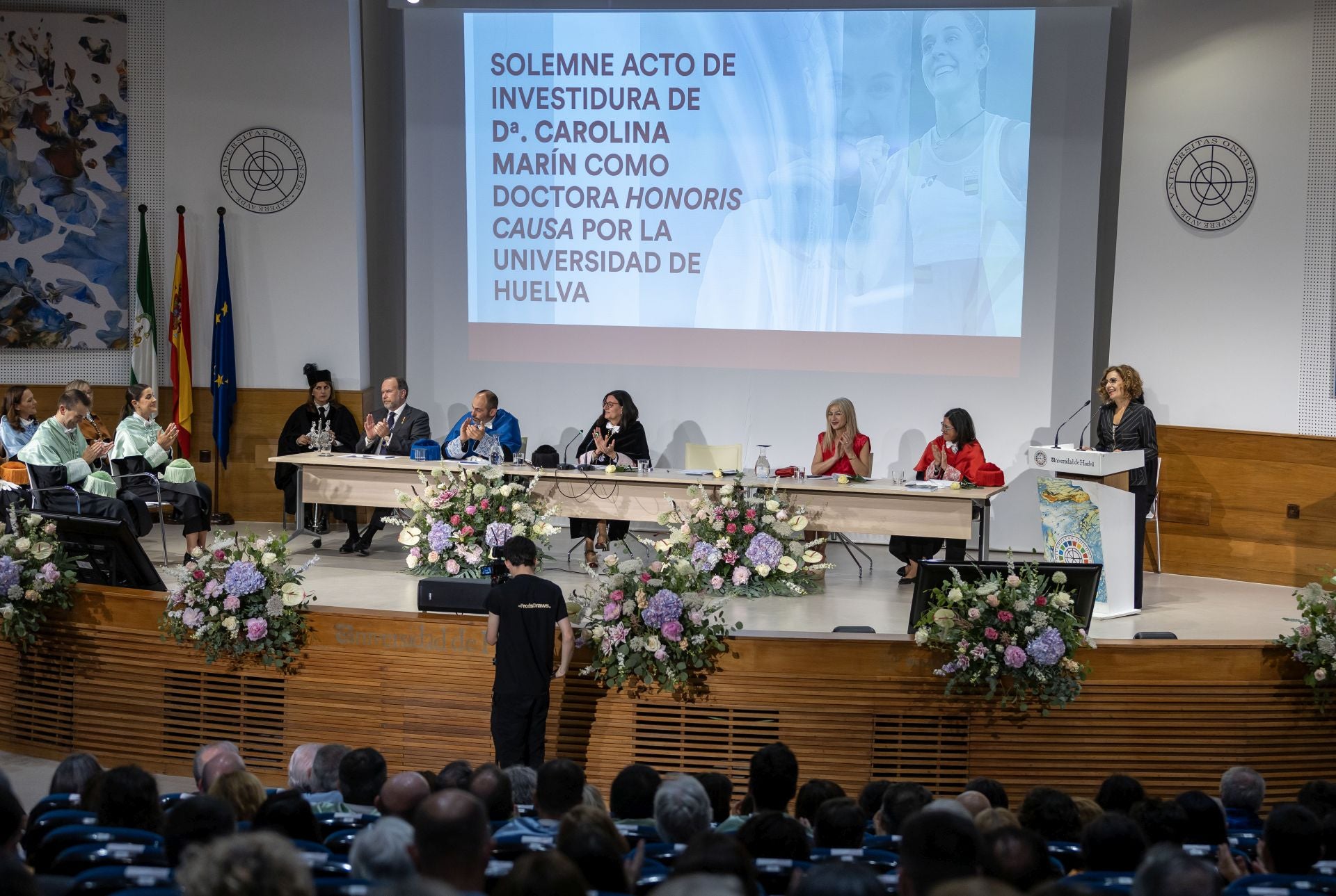 La investidura de Carolina Marín como Honoris Causa, en imágenes