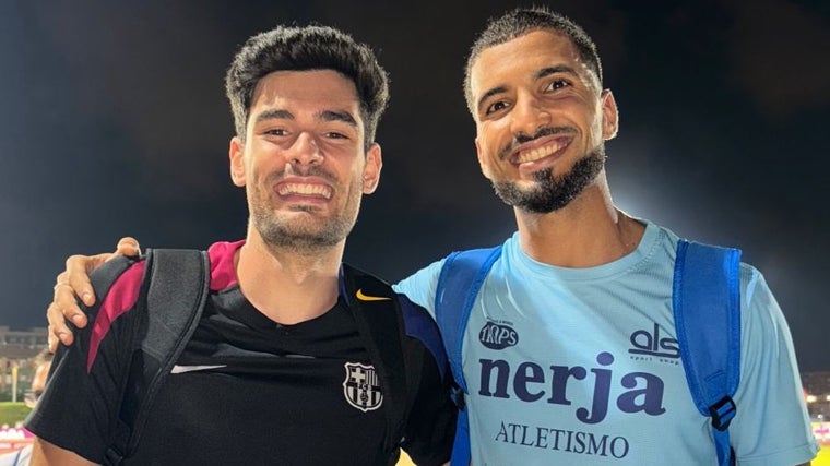 Héctor Santos y Zakaria Boufaljat