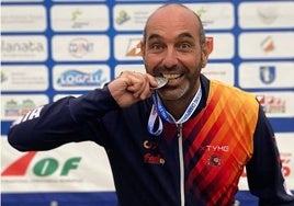 El orientador onubense Sergio Martín se cuelga la plata en los Mundiales de TrailO