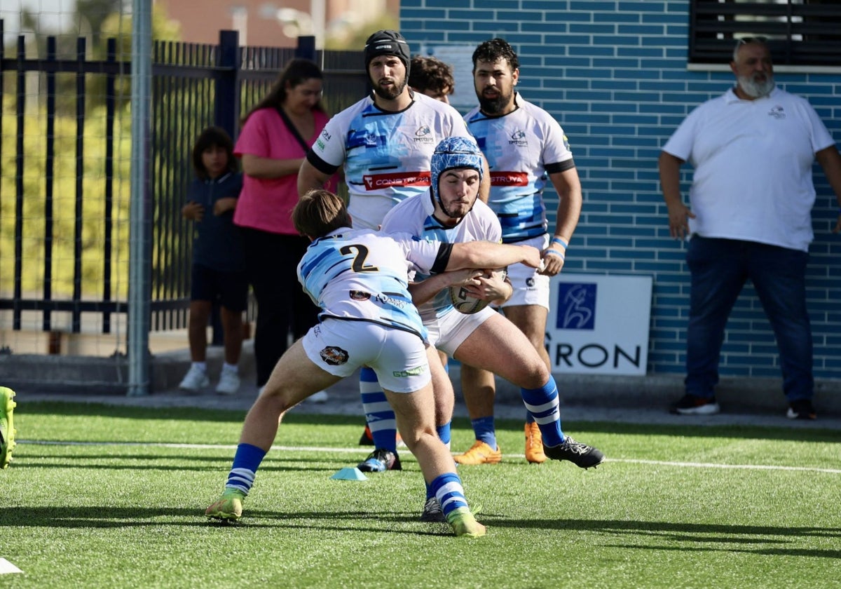 Imagen del torneo inaugural del primer campo de rugby homologado en Huelva