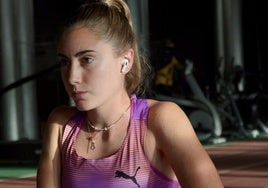 La atleta onubense María Forero