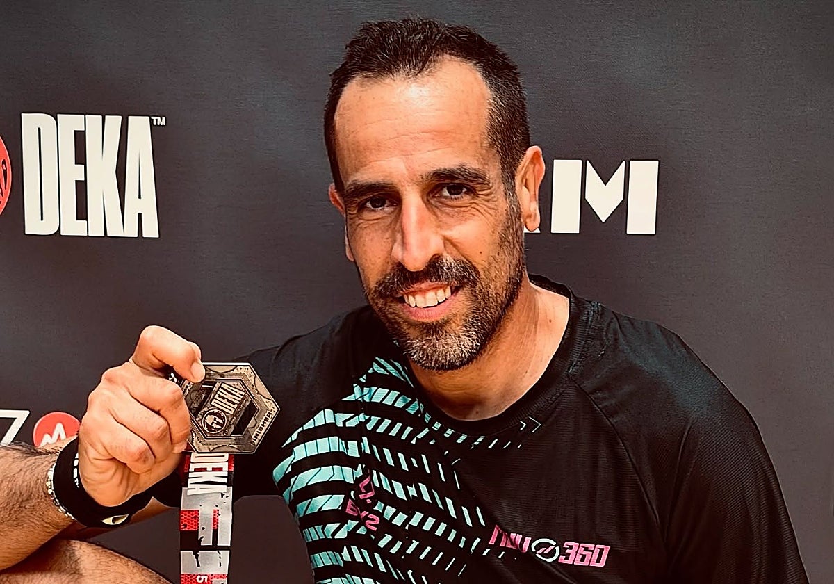 El deportista onubense Emilio Martín