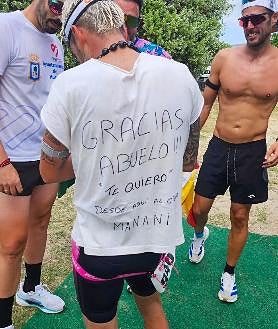 Imagen secundaria 2 - Chamba, subcampeón mundial de Ultraman en Hawaii: «Qué difícil es seguir ahí arriba»