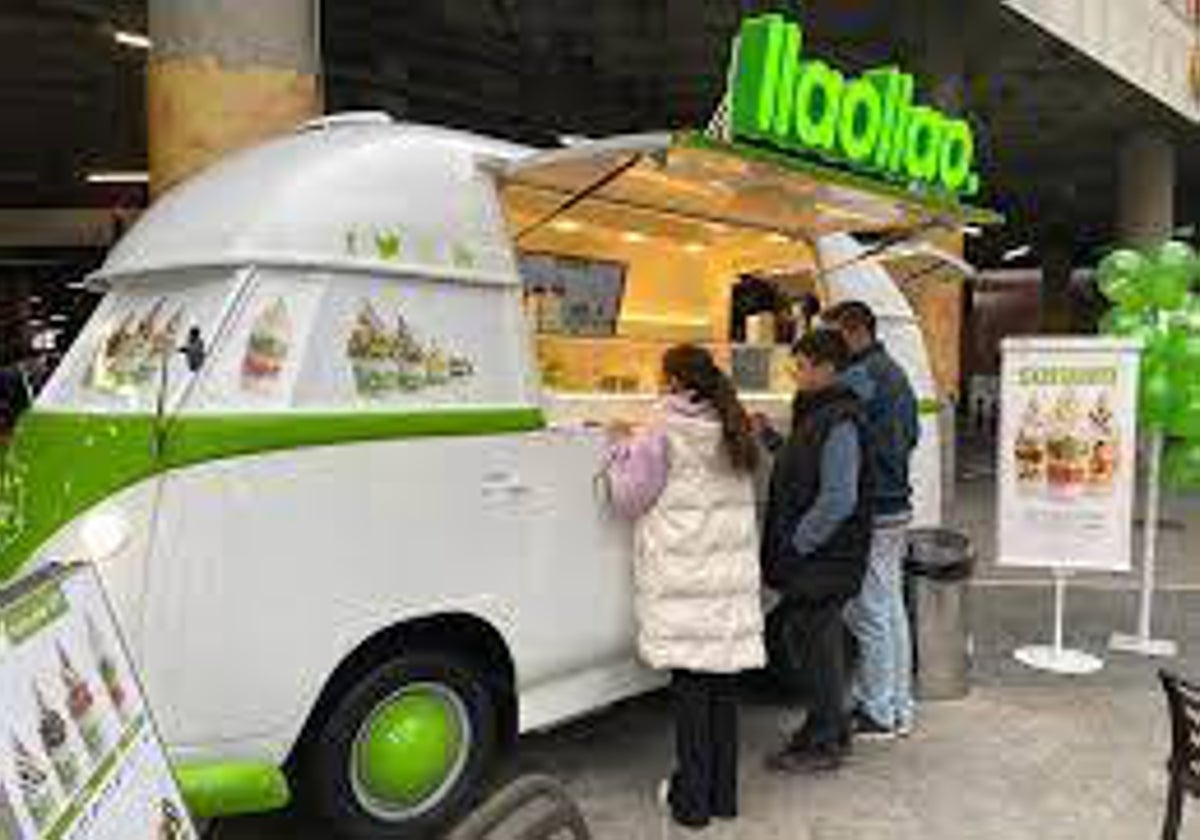 La tienda Llaollao en el centro comercial Holea