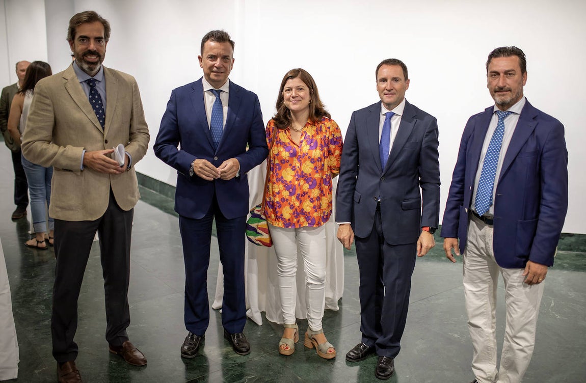 Luis Montoto, Emilio Ponce,  Marta Parias, Pedro Peña y Carlos Mantis