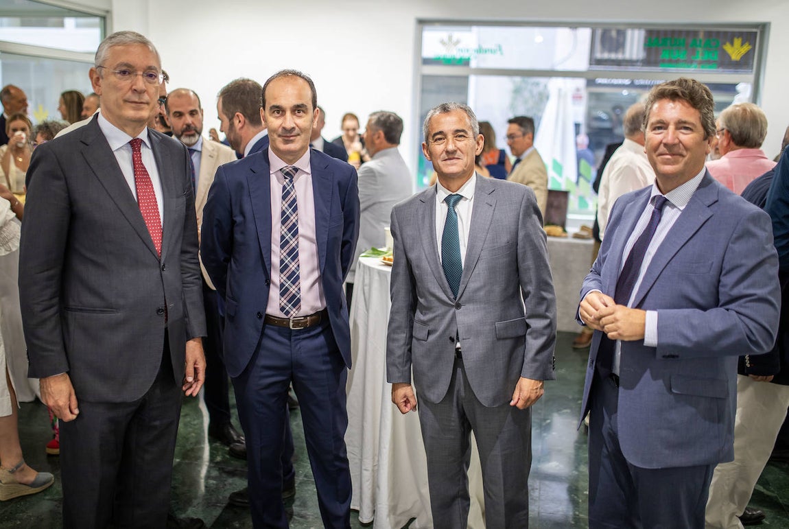 Ignacio Álvarez Ossorio, Javier Márquez, Manuel Pérez y Sergio Maestre