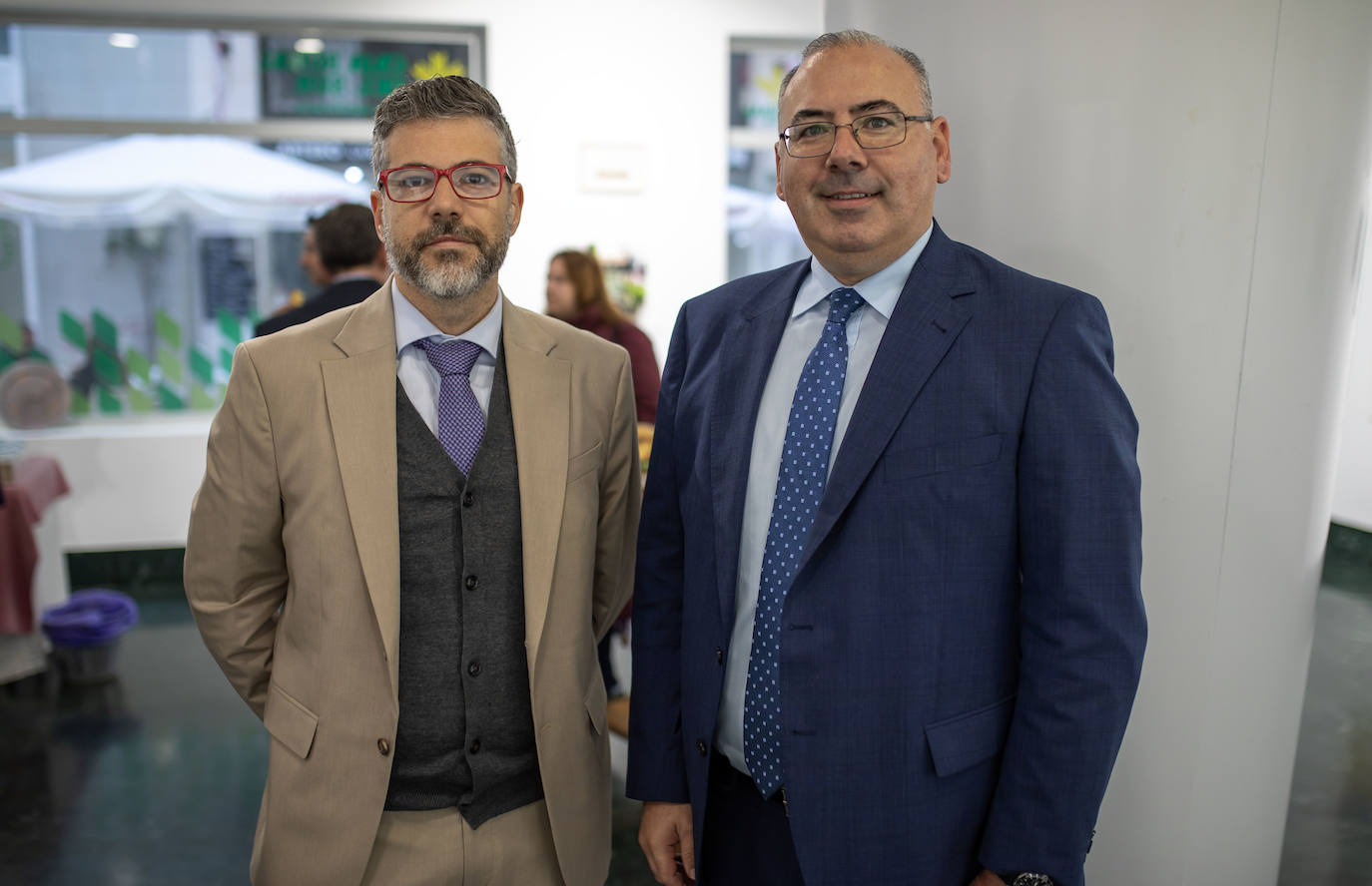 Fernando López junto a José Luis Añate