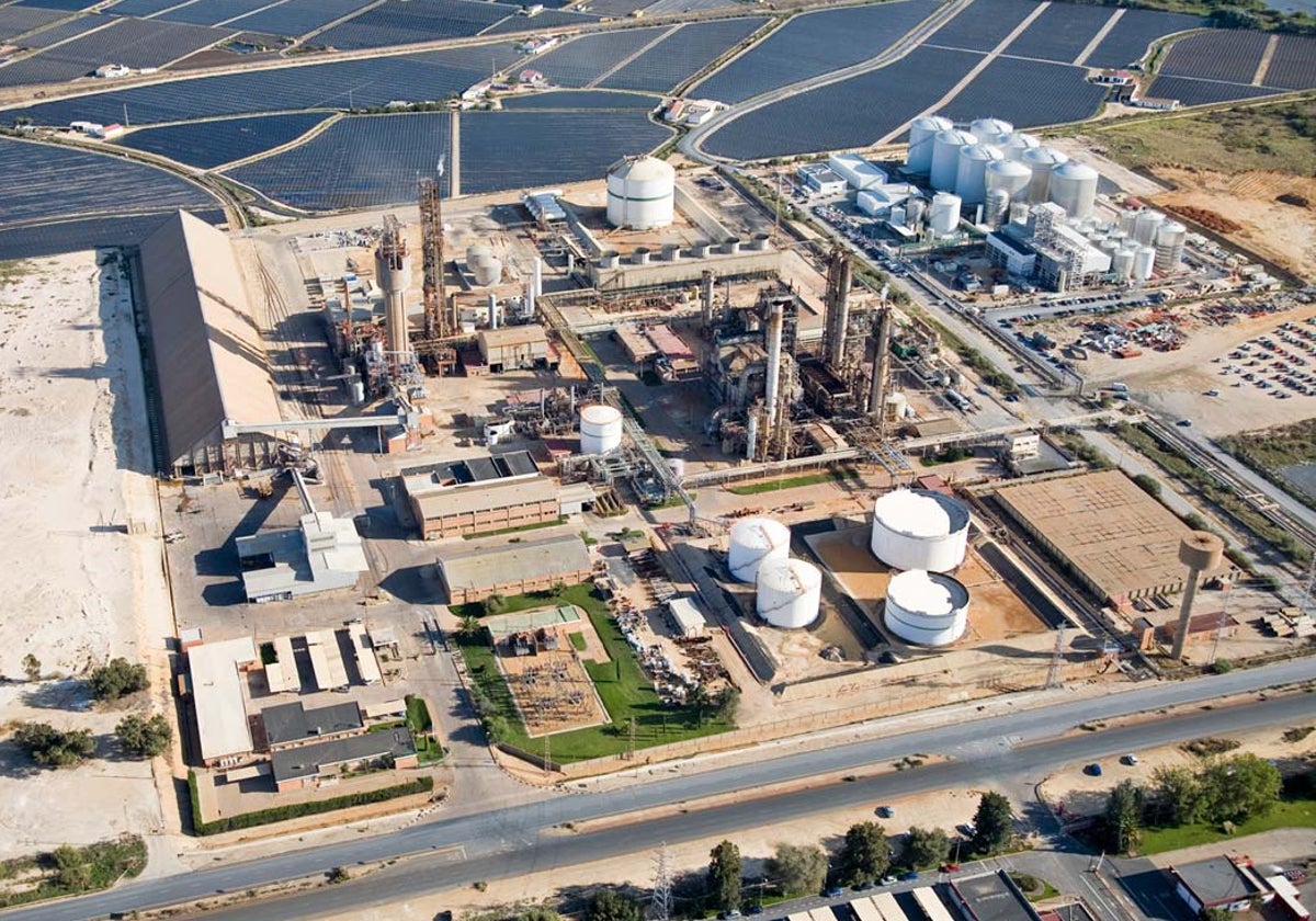 Planta de Fertiberia en Palos de la Frontera