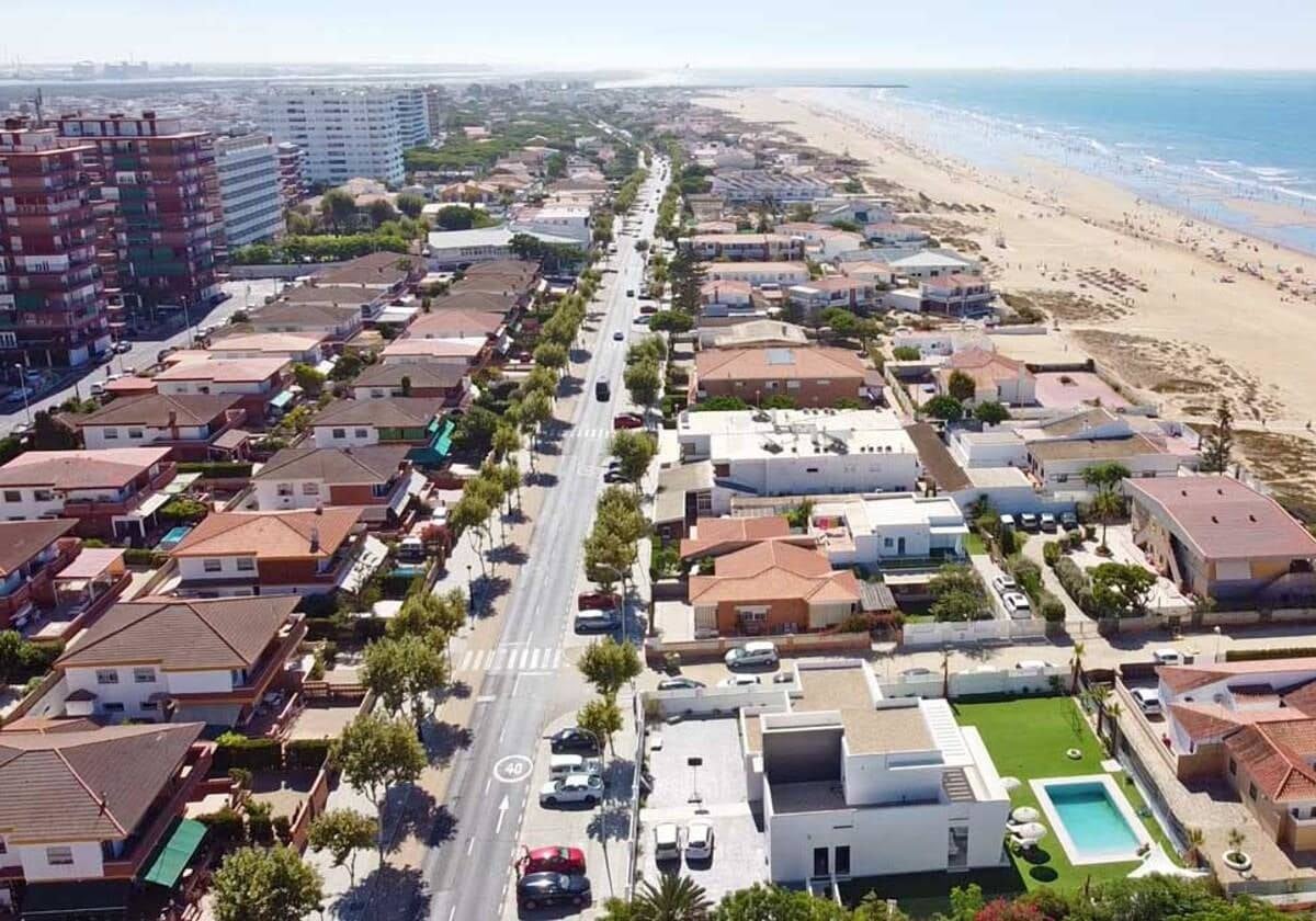 Avenida del Oceano de Punta Umbría
