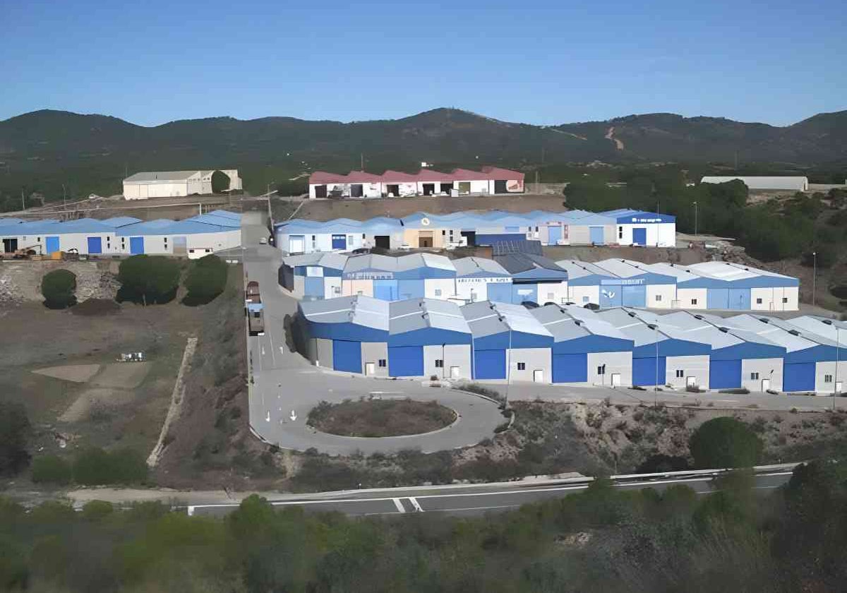 El polígono industrial El Peral de Nerva