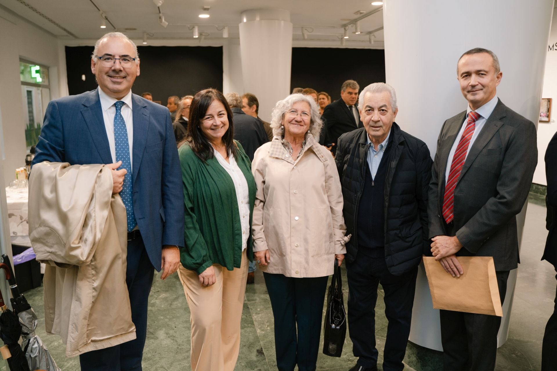 José Luis Oñate, Lidia Álvarez, Rocío Acosta, Juan Antonio Díaz y Alberto Plaza