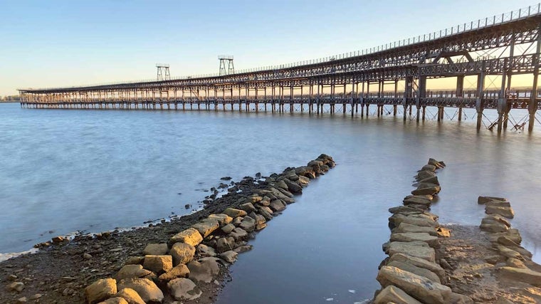 El conocido popularmente como Muelle del Tinto