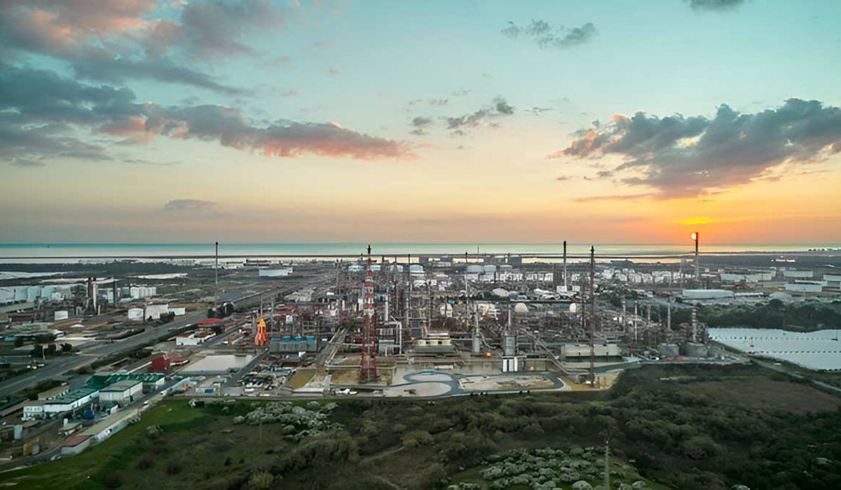 El parque energético de Moeve en Palos de la Frontera