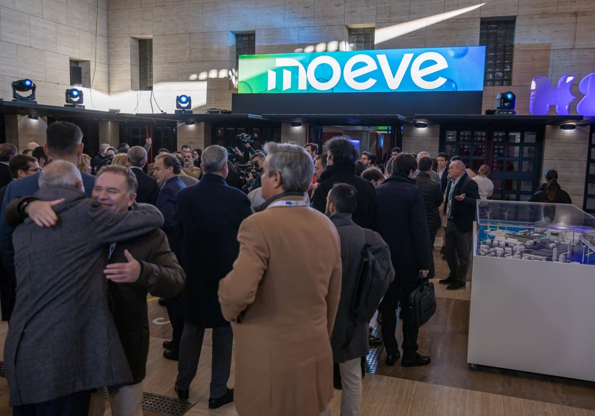 Uno de los stands instalados en el Palacio de Congresos de la Casa Colón