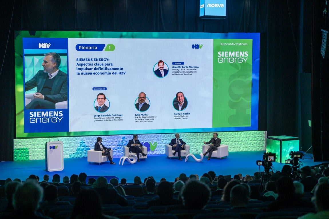 Las imágenes de la inauguración del II Congreso del Hidrógeno Verde en Huelva