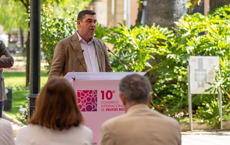 El presidente de Freshuelva, Francisco José Gómez