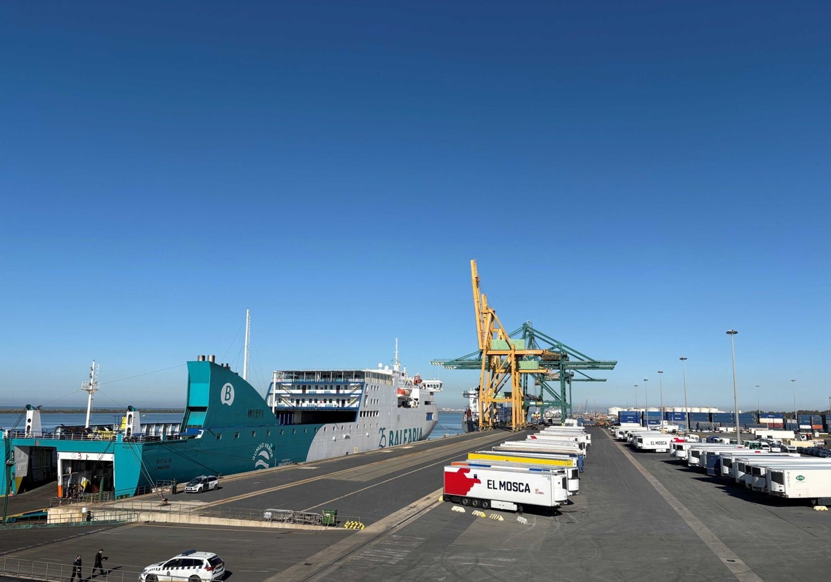 Muelle Sur del Puerto de Huelva