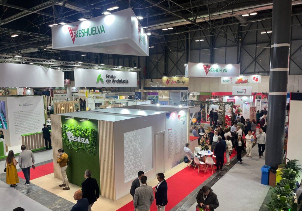 Freshuelva contará con un gran stand de 208 metros cuadrados ubicado en el pabellón 9 (9E06)