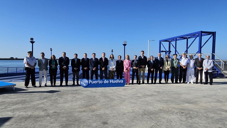 El Puerto de Huelva inaugura la nueva rampa ro-ro del Muelle Sur, que duplica sus atraques de carga rodada