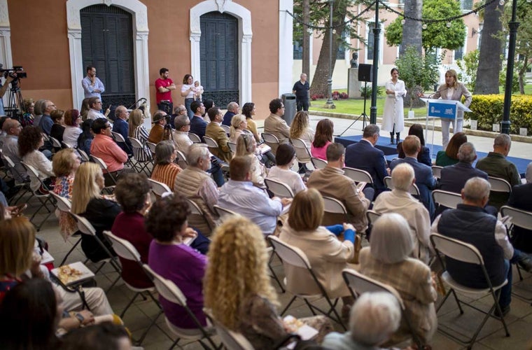 Intervención de Pilar Miranda durante la presentación