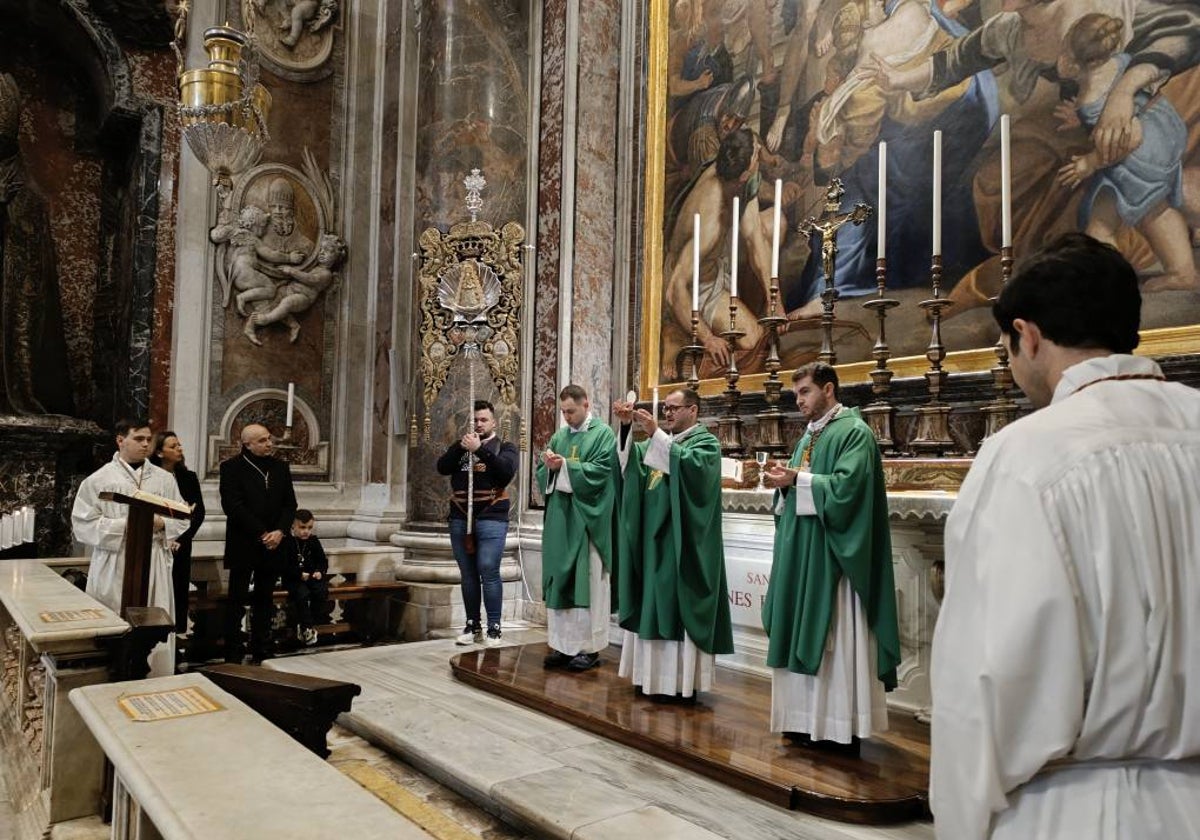 Eucaristía en la Capilla de San Sebastián