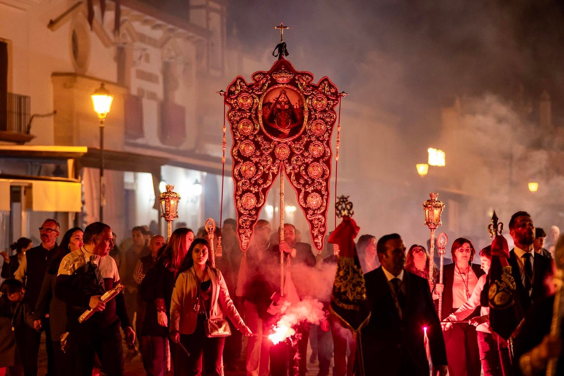 El rosario jubilar rociero, en imágenes