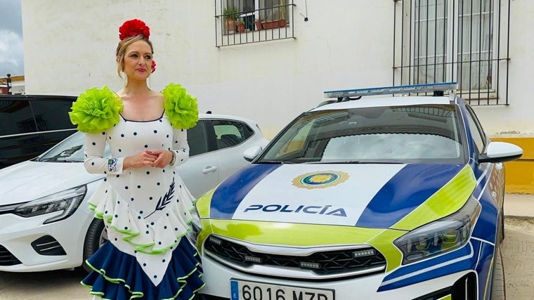 El traje de la diseñadora Cristina Vázquez