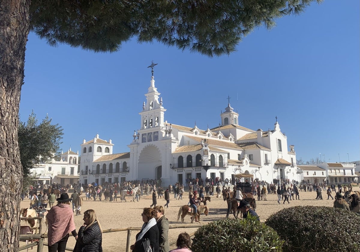 Imagen de archivo de la aldea en plena romería