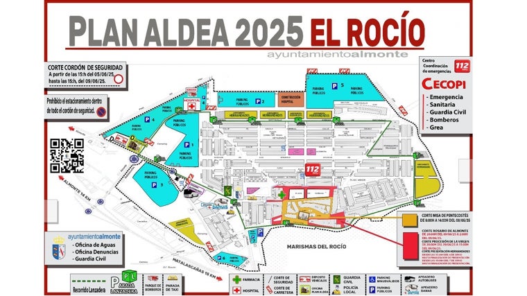 Mapa del 'Plan Aldea 2025'