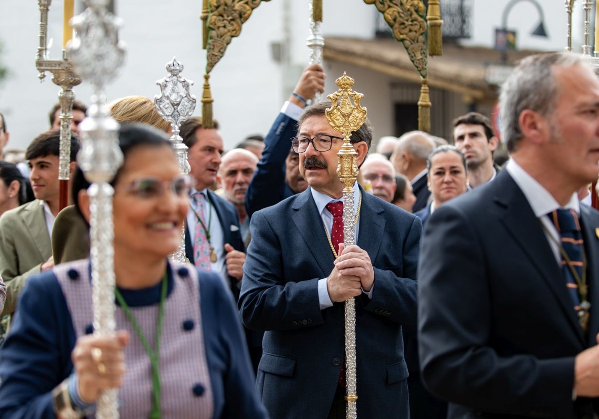 Sánchez de Piña, en el centro de la imagen