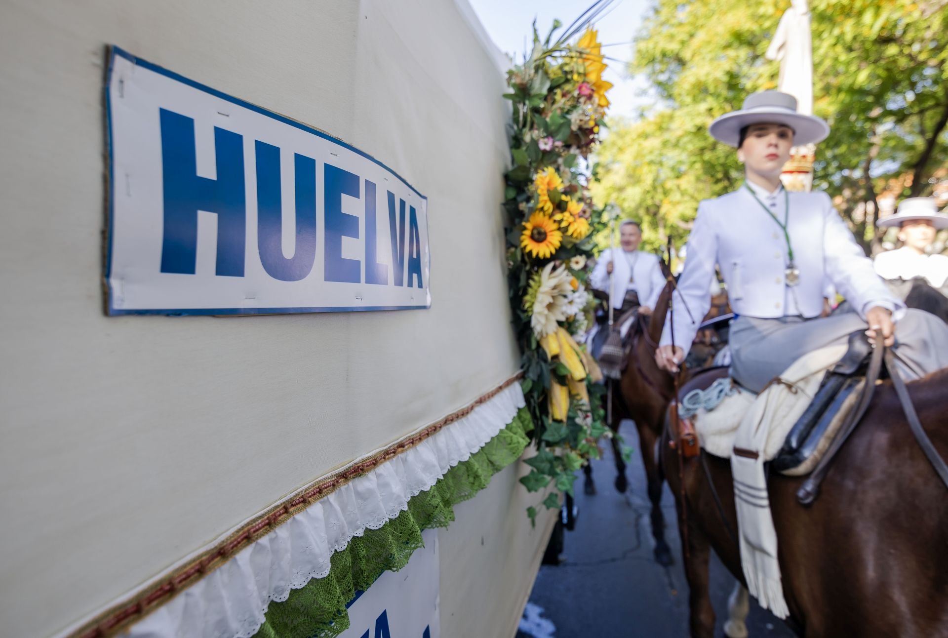 Huelva en pie para despedir a sus peregrinos