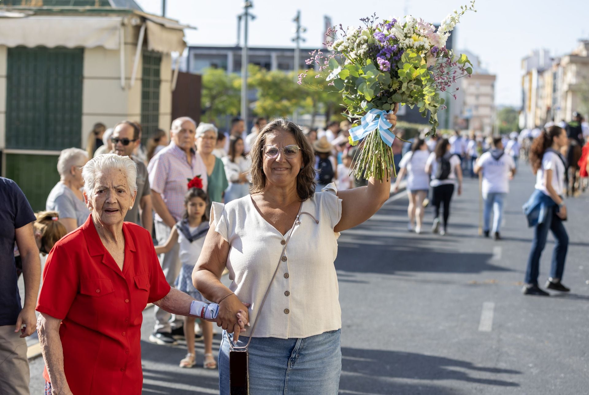 Huelva en pie para despedir a sus peregrinos