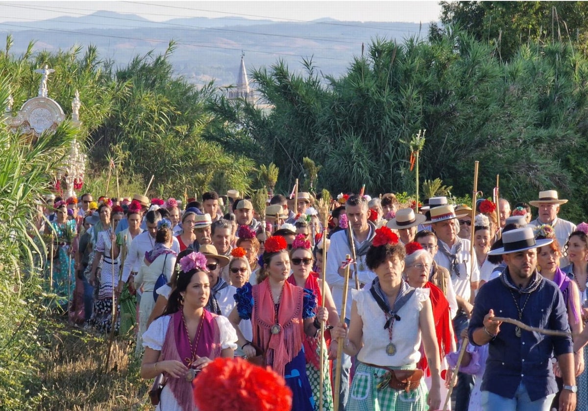 Los caminos de Huelva se encuentran ya repletos de peregrinos