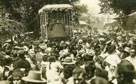 La procesión, en 1916