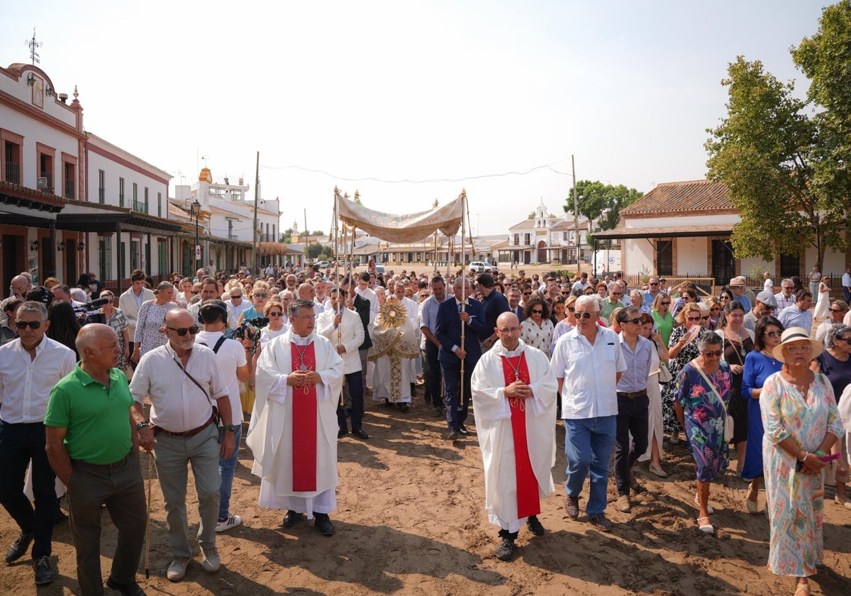 La procesión eucarística, este martes en la aldea