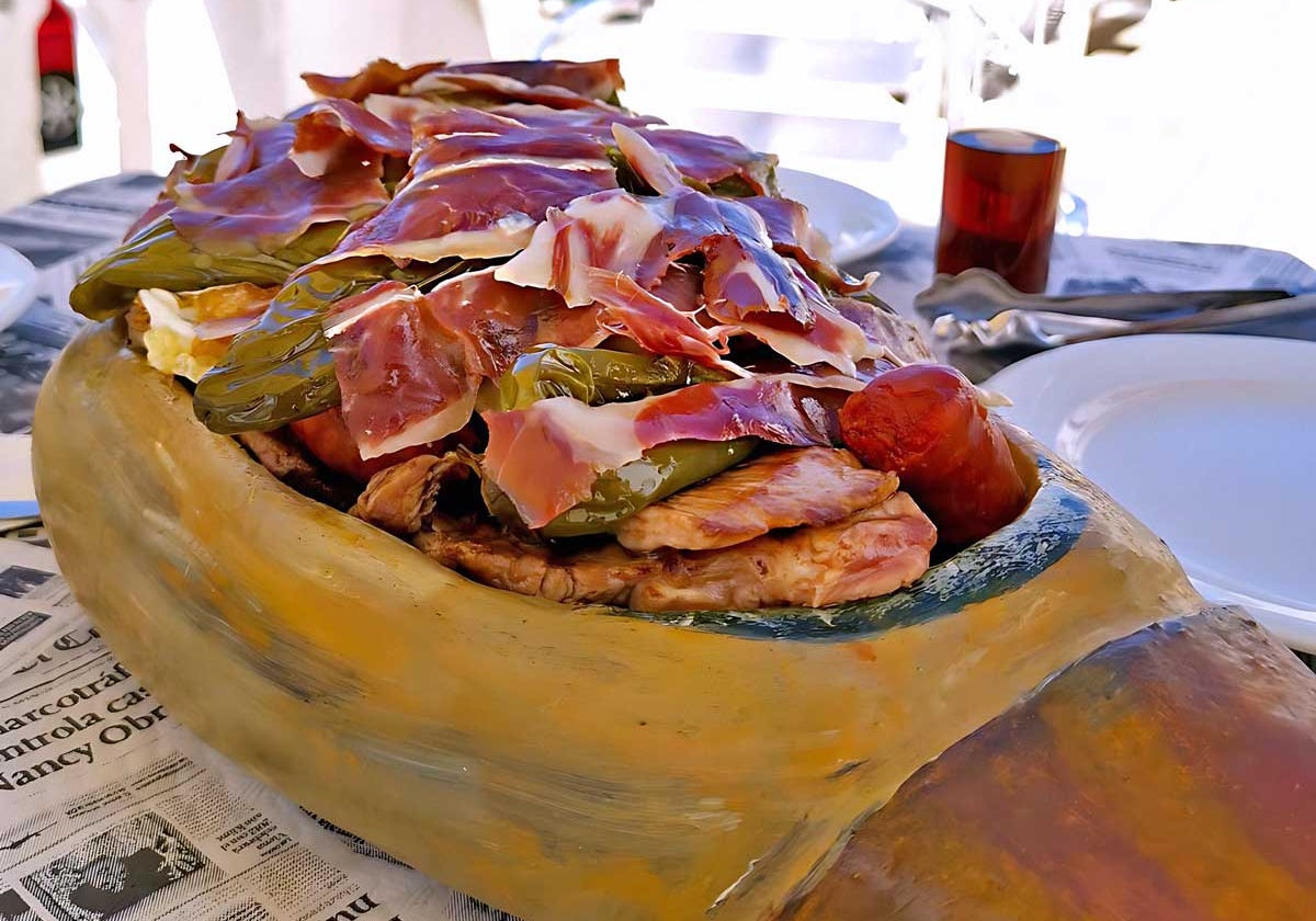 El sabroso relleno que propone el 'Volcán ibérico' de El Repilado