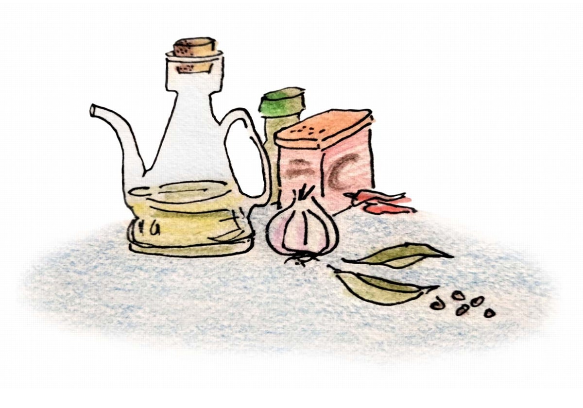 Entre los ingredientes, que no falte el ajo ni el aceite
