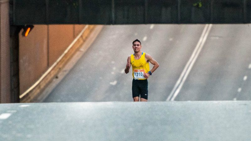 Moisés Antonete, cuarto y primer español en la Media Maratón de Sevilla