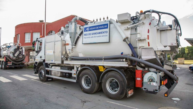 Nuevo operativo de limpieza del sistema de saneamiento de Huelva