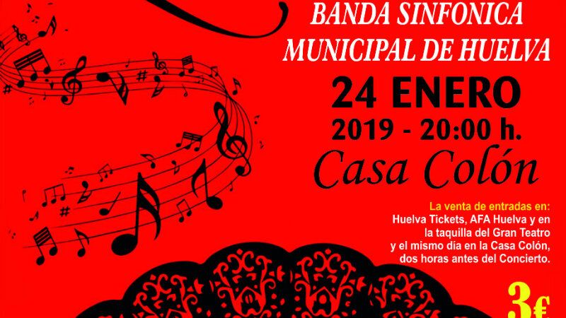 La Banda Sinfónica celebra un concierto para AFA Huelva