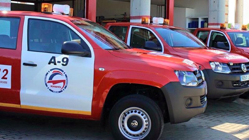 Bomberos sofocan un incendio en una vivienda de Moguer