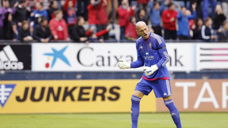 Sonrisas y lágrimas de Nauzet Pérez en sus dos temporadas en Osasuna