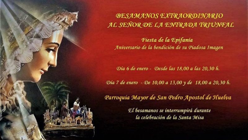 La Borriquita inicia la celebración de su 75º aniversario con un Besamanos al Señor