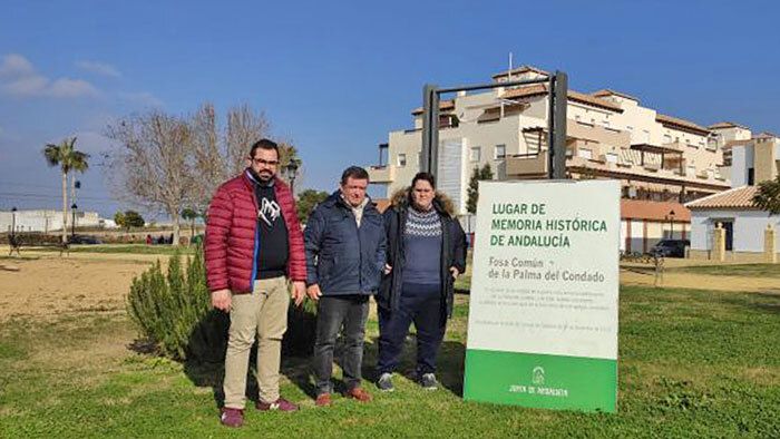 Denuncian actos vandálicos contra un cartel que señala el lugar que fue fosa común en La Palma