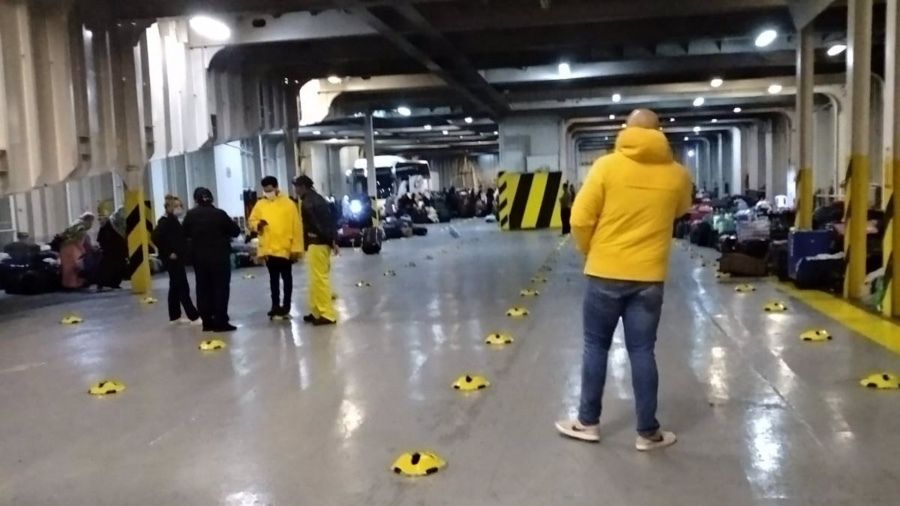 Llega sin incidencias pese a Filomena el segundo ferry con 558 temporeras contratadas en origen en Marruecos