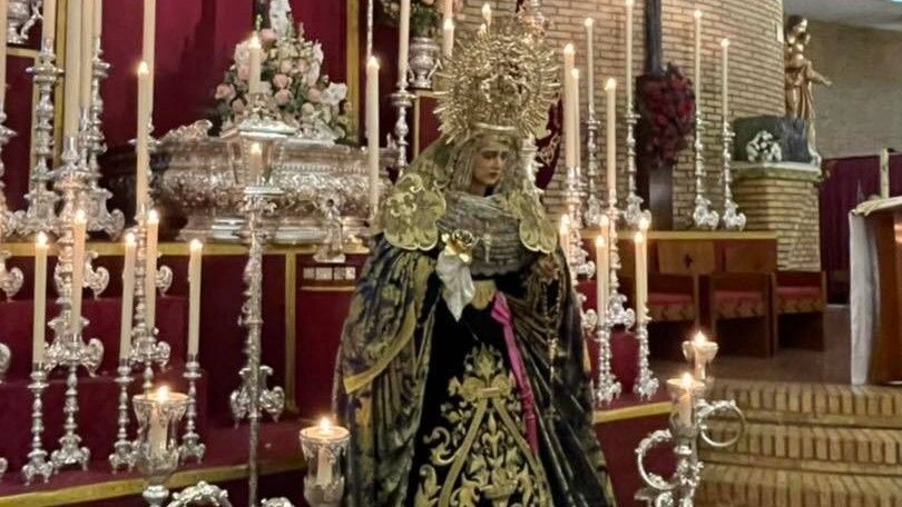 La Hermandad de la Fe presenta un nuevo palio que pretende ser “una catequesis”