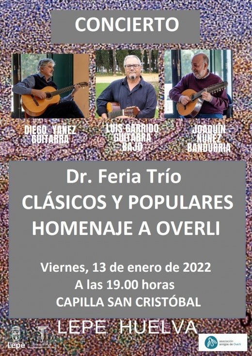Lepe celebra cuatro conciertos para recordar al artista Overli