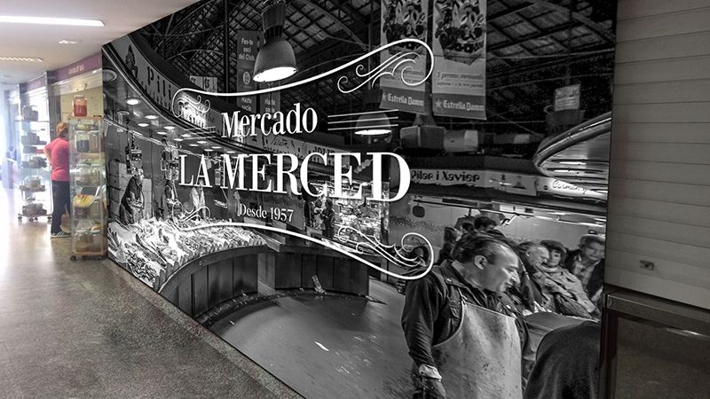 Nueva imagen del ‘Mercado de La Merced’ mientras se prepara la licitación de los puestos vacíos