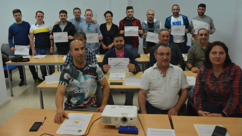 Finaliza en Palos un taller de empleo para la obtención de la tarjeta profesional del metal